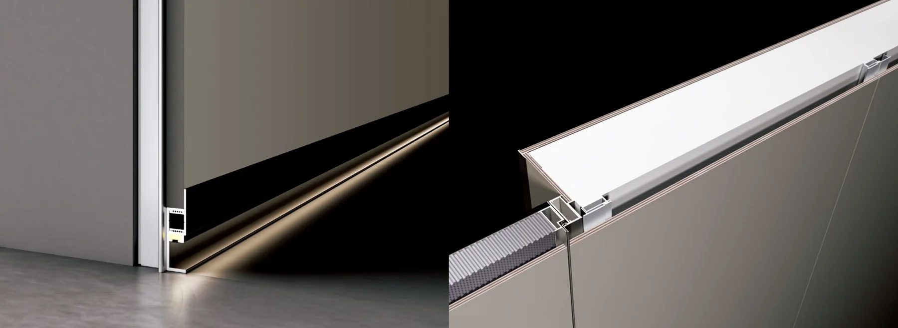 门墙一体系统客厅空间效果
